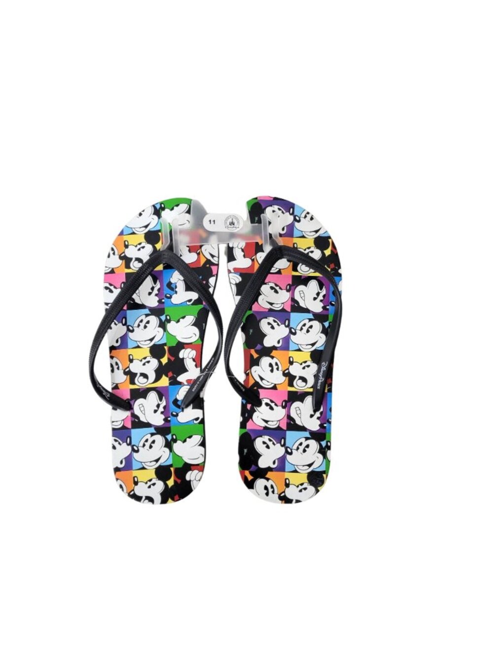 Mickey Mouse Disney Parks Flip Flops NEW Size 11 - Picture 5 of 7